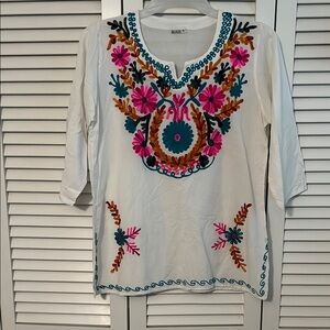 Embroidery tunic